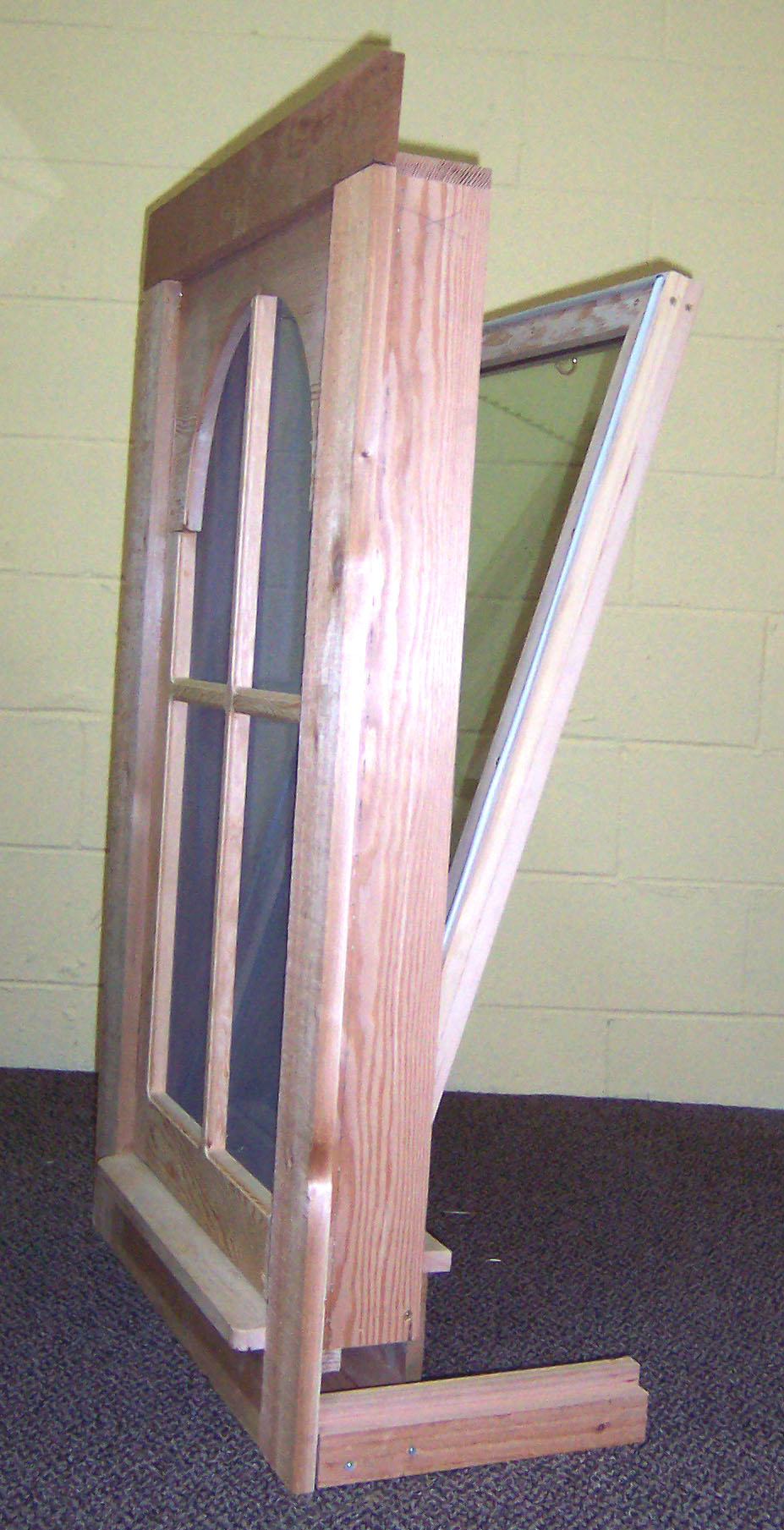 rustic wood windows, 